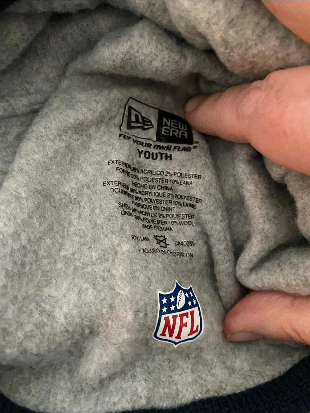 Dallas Cowboys Beanie in Gray & Navy